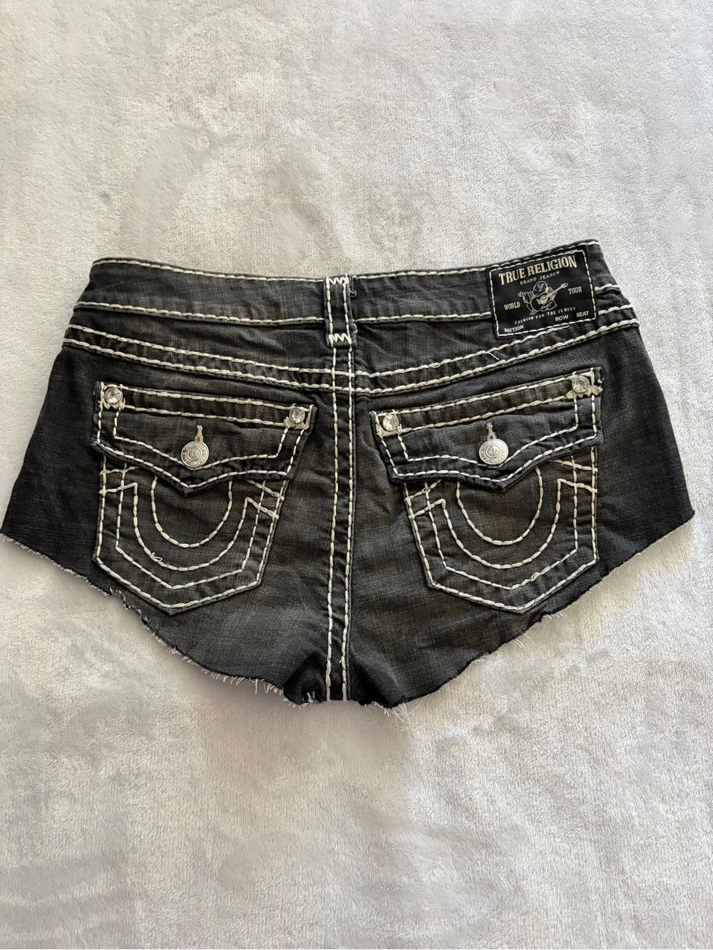 True Religion Dark Gray Spicy Short